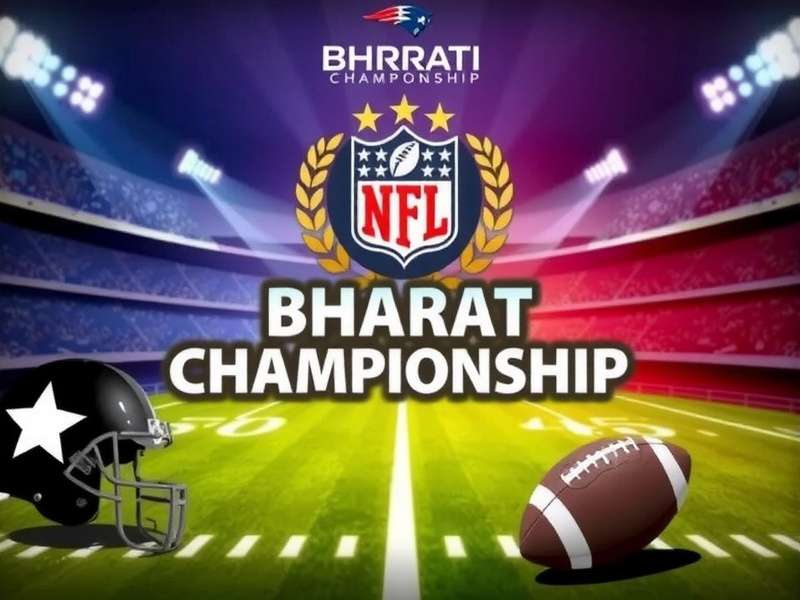 NFL Bharat Championship - Where American Football Meets Indian Spirit NFL Bharat Championship Game Banner